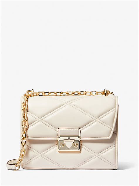 michael kors serena small flap|Serena Small Quilted Crossbody Bag .